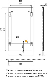 Iddis Мебель для ванной Torr 40 L подвесная белая – фотография-12